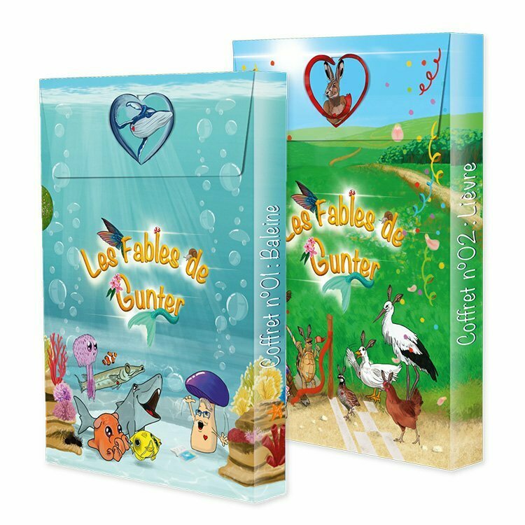 Coffrets de 5 Fables de Gunter, Papier Pierre