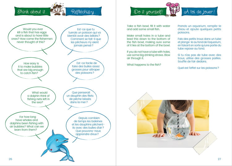 Enfant réalisant une activité pratique d'exploration et d'expérimentation